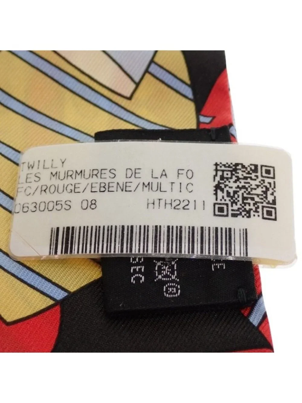Hermes Twilly les Murmures de la Foret 08 Scarf Silk Red